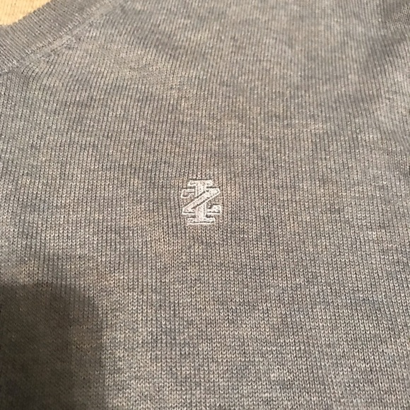 Men’s size Lg Blue Izod V-Neck long sleeve sweater - Picture 3 of 4
